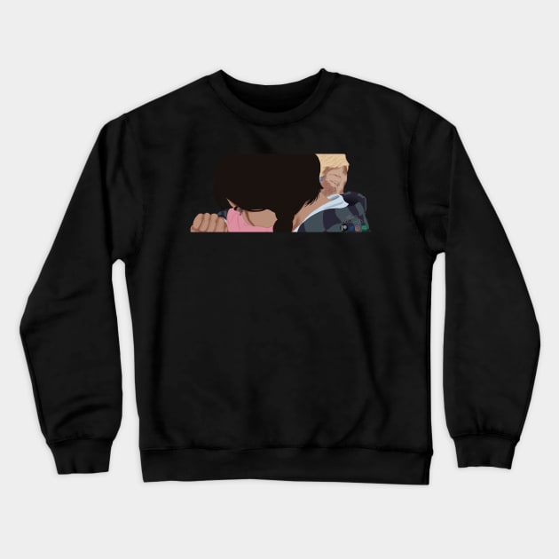 The Hug Crewneck Sweatshirt by CelticWolf55